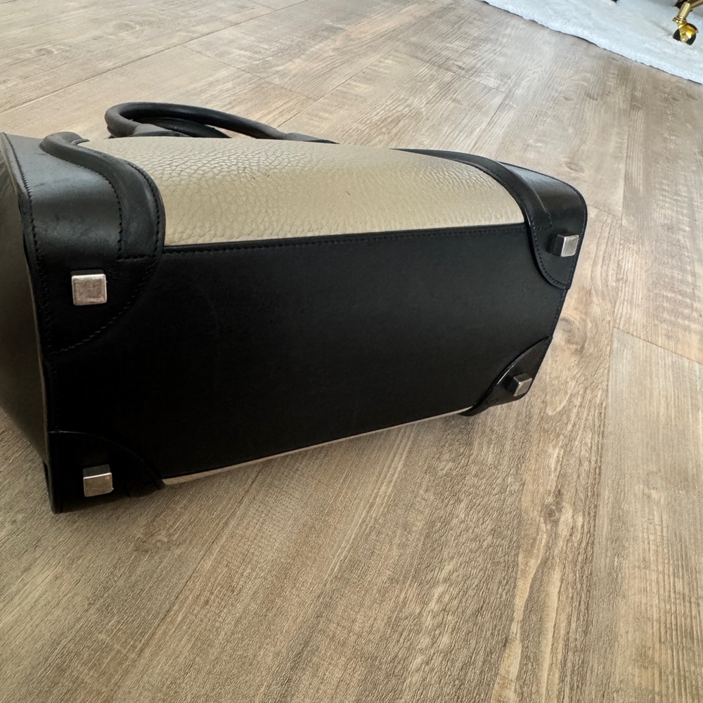 Authentic Celine Black and Tan Luggage Bag - Picture 5 of 14